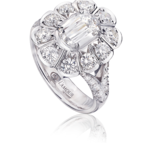 L'Amour Crisscut® Diamond Anniversary Ring