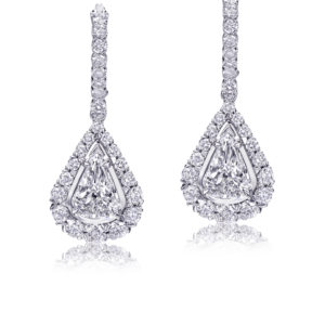 L'Amour Crisscut® Pear Shape Diamond Earrings