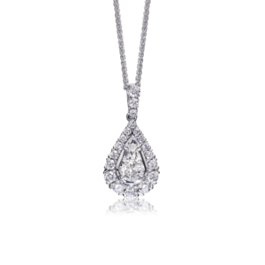 L'Amour Crisscut® Pear Shape Diamond Pendant
