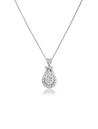 L’Amour Crisscut® Pear Shape Diamond Pendant