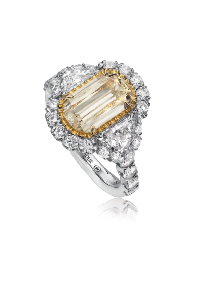 L’Amour Crisscut® Yellow Diamond Engagement Ring