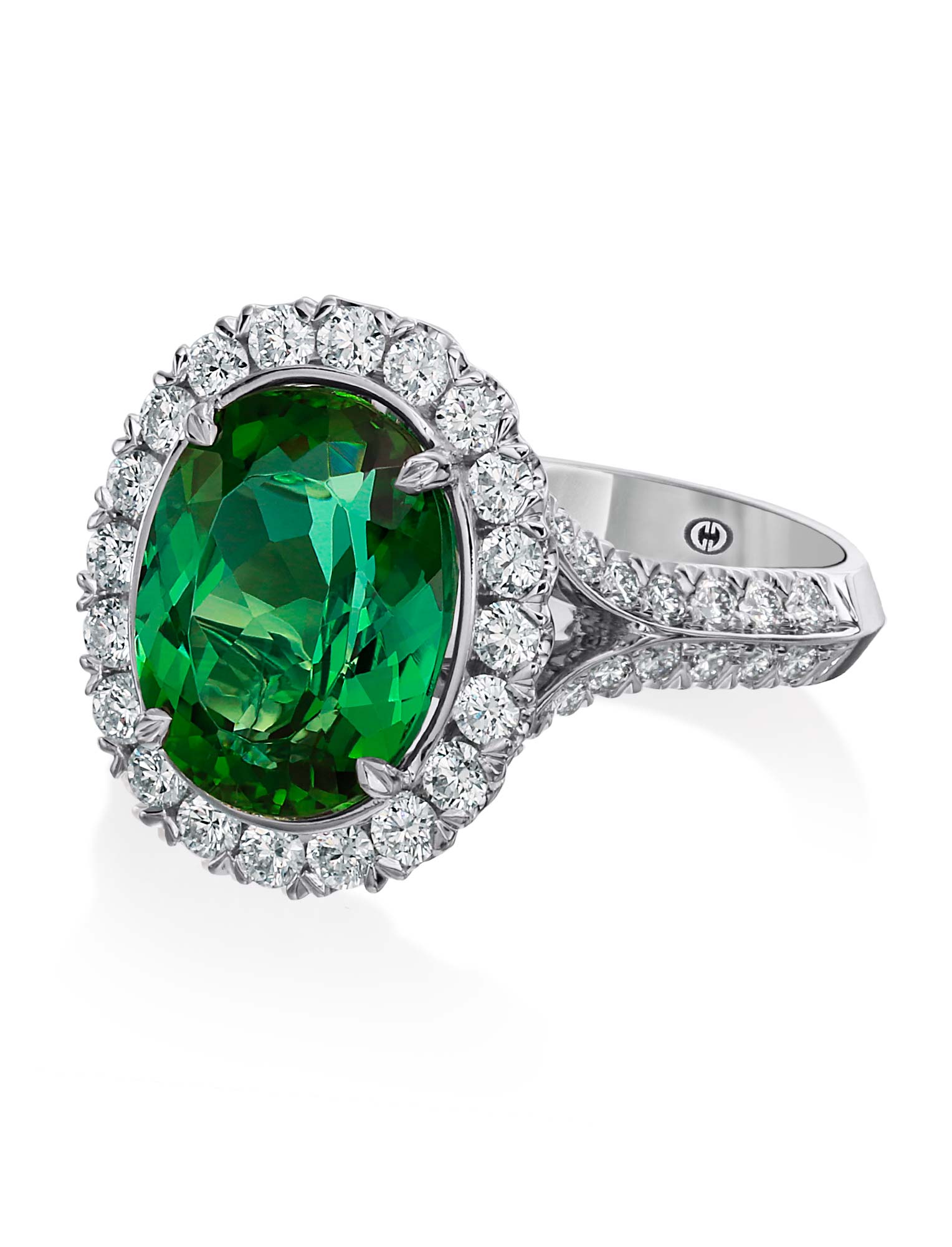 Christopher Designs Oval Green Tourmaline Fashion Ring (L100-OV-GT ...