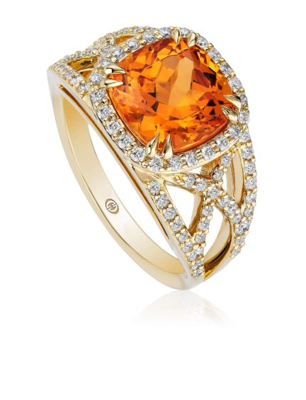 Christopher Designs Mandarin Garnet Ring